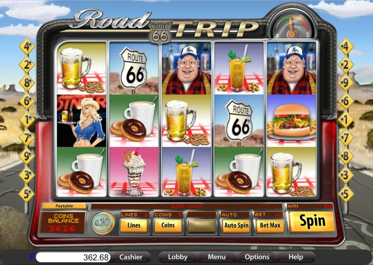 The slot machine Road Trip